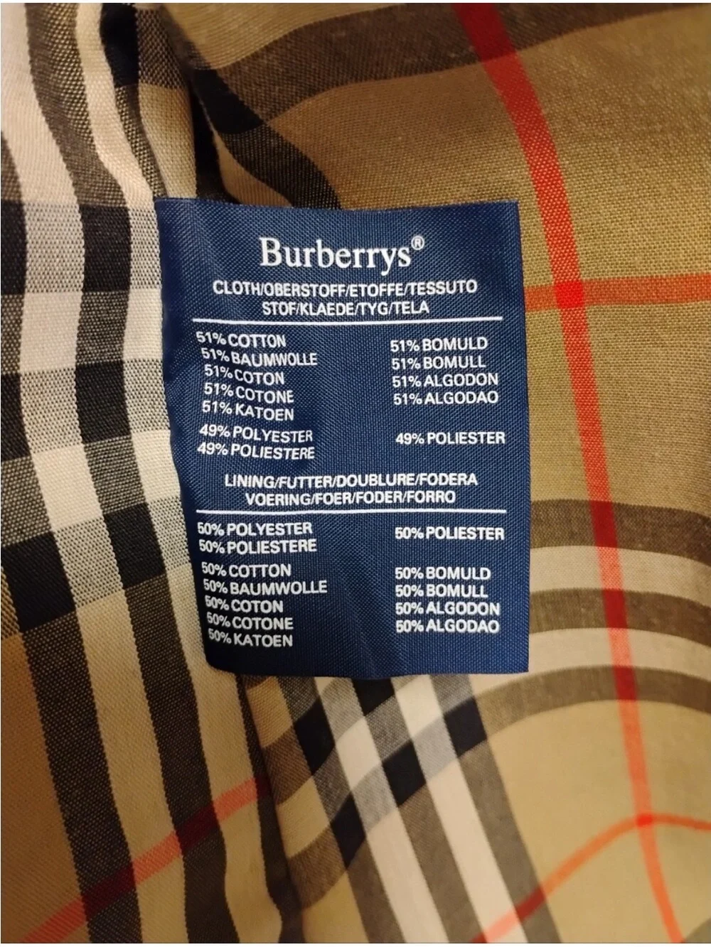 Vintage Burberrys Trench Coat - Single Breasted - Picture 12 of 16